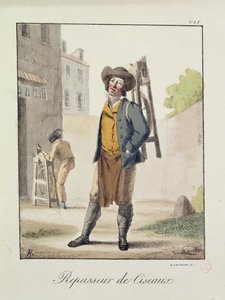The Knife Grinder by French School